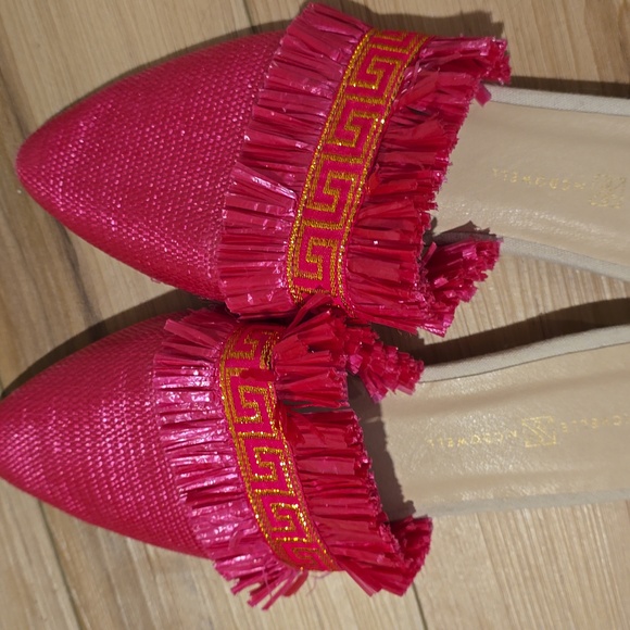 Michelle McDowell Slip on Hot Pink Shoes size 7 - Picture 2 of 9